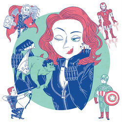 This is a pixiv picture whose title is 初期メンジャーズ.