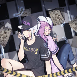 This is a pixiv picture whose title is meaqua.