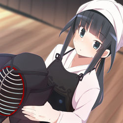 This is a pixiv picture whose title is 吾妻楓の華麗なる鍛錬の1シーン.