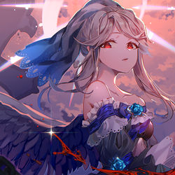 This is a pixiv picture whose title is 朋花.