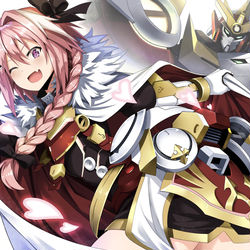 This is a pixiv picture whose title is Fate/Mega Mix アストルフォ 男の娘♂機攻.