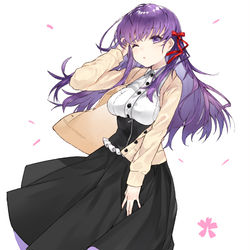 This is a pixiv picture whose title is 桜ちゃん.