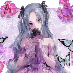 This is a pixiv picture whose title is 🥀.