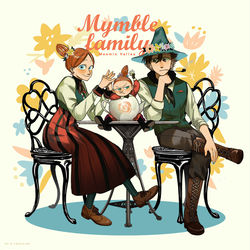 This is a pixiv picture whose title is Mymble family.