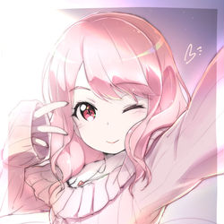 This is a pixiv picture whose title is 自撮り丸山彩.