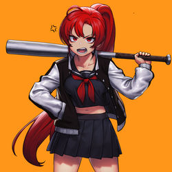 This is a pixiv picture whose title is 야구배트.