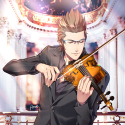 This is a pixiv picture whose title is バイオリン.