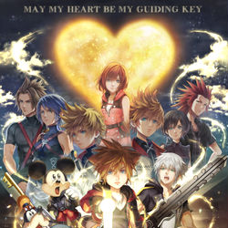 This is a pixiv picture whose title is MAY MY HEART BE MY GUIDING　KEY.