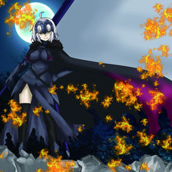 This is a pixiv picture whose title is ジャンヌ・オルタ.