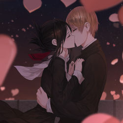 This is a pixiv picture whose title is Kaguya-sama.