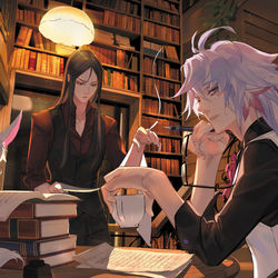 This is a pixiv picture whose title is 過勞組的休憩時間!.