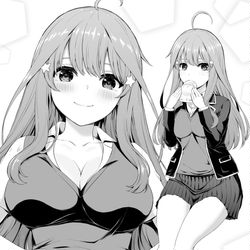 This is a pixiv picture whose title is モノクロ五つ子.