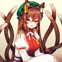 This is a pixiv picture whose title is 八雲の橙.