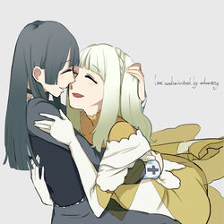 This is a pixiv picture whose title is 創作ファンタジー百合詰め　その２.