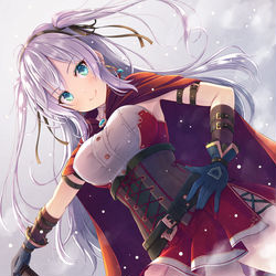 This is a pixiv picture whose title is 女剣士.