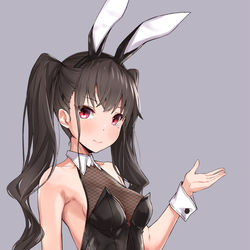 This is a pixiv picture whose title is 新進気鋭の二代目バニーガールさん.