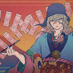 This is a pixiv picture whose title is モノノ怪.