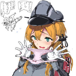 This is a pixiv picture whose title is プリンツの脱ぎたてパンツを所望する.
