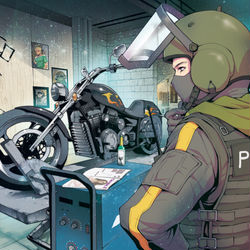 This is a pixiv picture whose title is エリートが楽しみなバンディット.