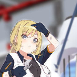 This is a pixiv picture whose title is リタ・Hは整備したい.