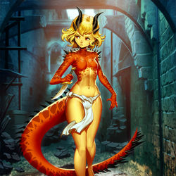 This is a pixiv picture whose title is Dracanae.