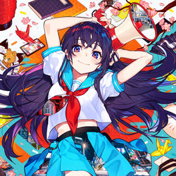 This is a pixiv picture whose title is 東京少女.