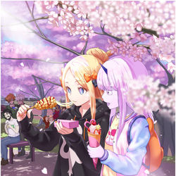 This is a pixiv picture whose title is セイレムメンバーでお花見.