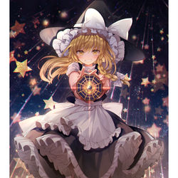 This is a pixiv picture whose title is 魔理沙.