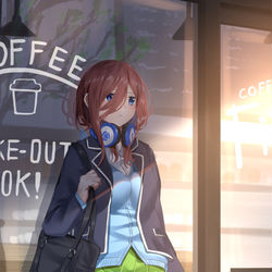 This is a pixiv picture whose title is 中野三玖.