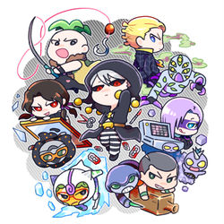 This is a pixiv picture whose title is ジョジョ5部.