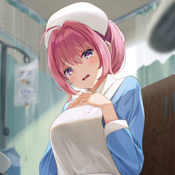 This is a pixiv picture whose title is 看護学校時代夢見りあむ.
