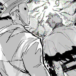 This is a pixiv picture whose title is DbD＆IdV落書きまとめ.