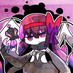 This is a pixiv picture whose title is 悪魔.