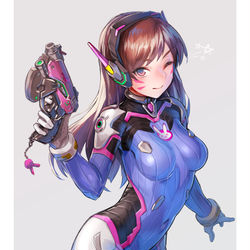 This is a pixiv picture whose title is D.VA.