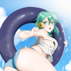This is a pixiv picture whose title is Sword Art Online Sinon.