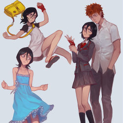 This is a pixiv picture whose title is bleach.