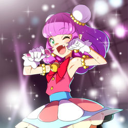 This is a pixiv picture whose title is 宇宙アイドル.