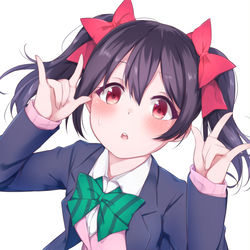 This is a pixiv picture whose title is にこちゃん.