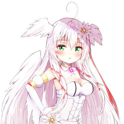 This is a pixiv picture whose title is 夜明けの少女ルシエル.