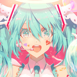 This is a pixiv picture whose title is ワタシは、歌うのがスキ.