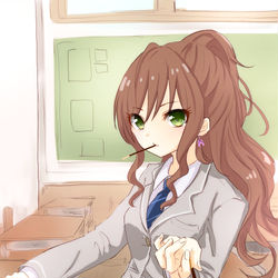 This is a pixiv picture whose title is ん、たべる？.