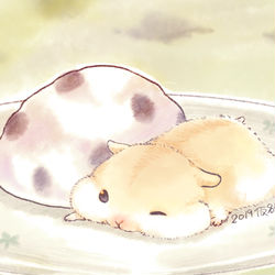 This is a pixiv picture whose title is まめだいふく。.