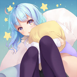 This is a pixiv picture whose title is まくら大好き娘.