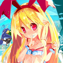 This is a pixiv picture whose title is 水着フロン.
