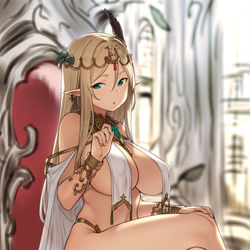 This is a pixiv picture whose title is エルフ.