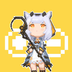 This is a pixiv picture whose title is 白面鸮.
