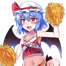 This is a pixiv picture whose title is チアおぜう様に応援されたい!.
