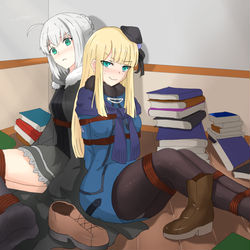 This is a pixiv picture whose title is 莱妮丝和格蕾。.