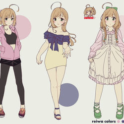 This is a pixiv picture whose title is モデルはぁと.