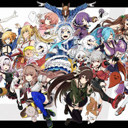 This is a pixiv picture whose title is .LIVE.